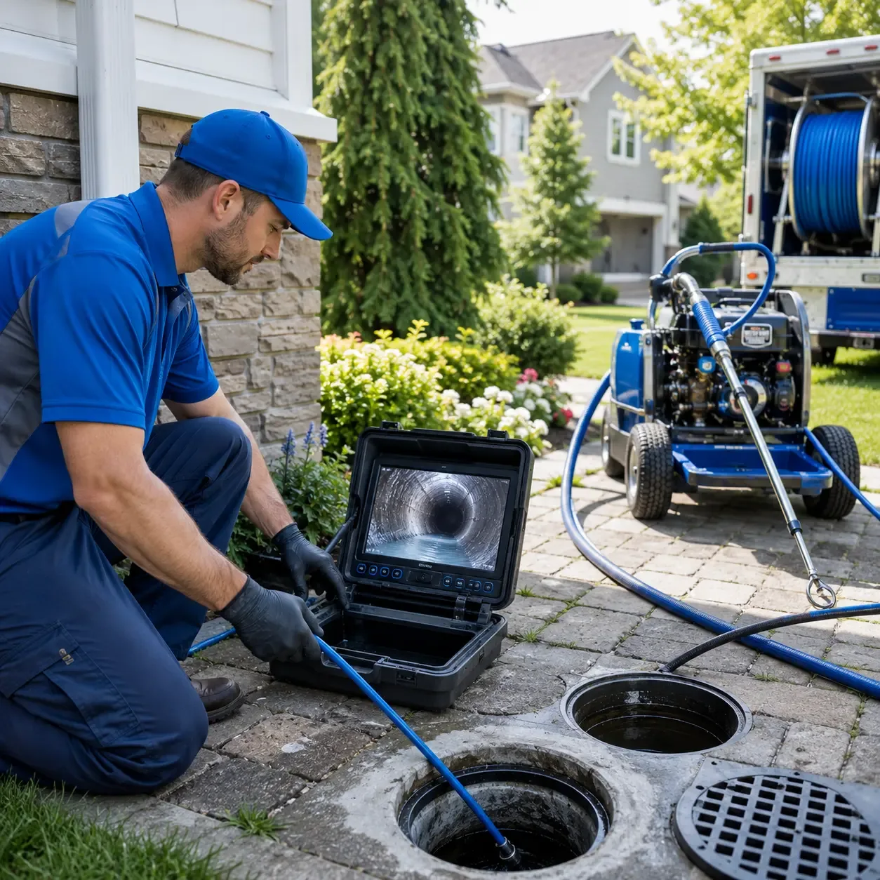 Outdoor drain cleaning professionals serving Dustin, OK