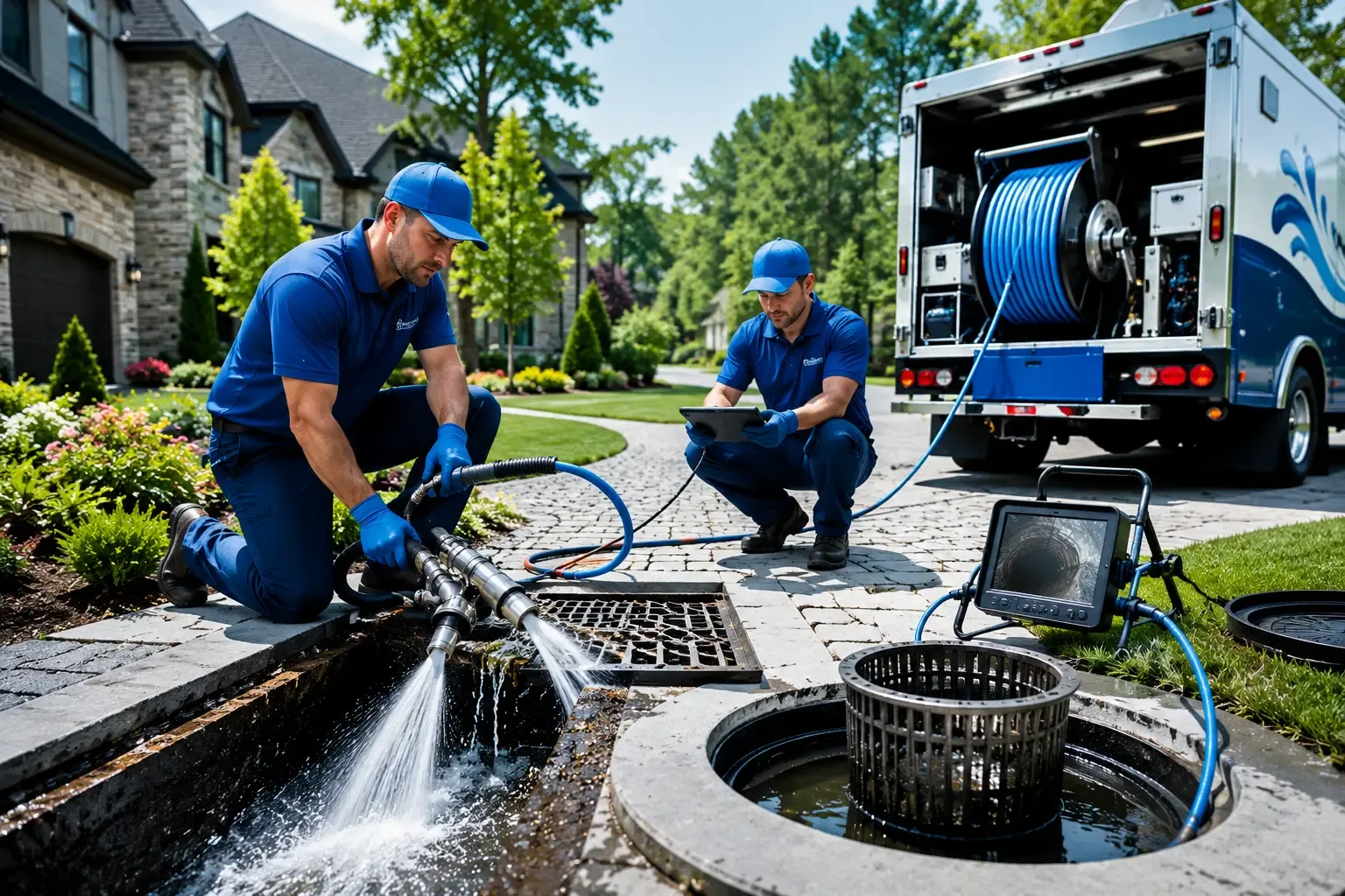 Local outdoor drain cleaning professionals in Dustin, OK